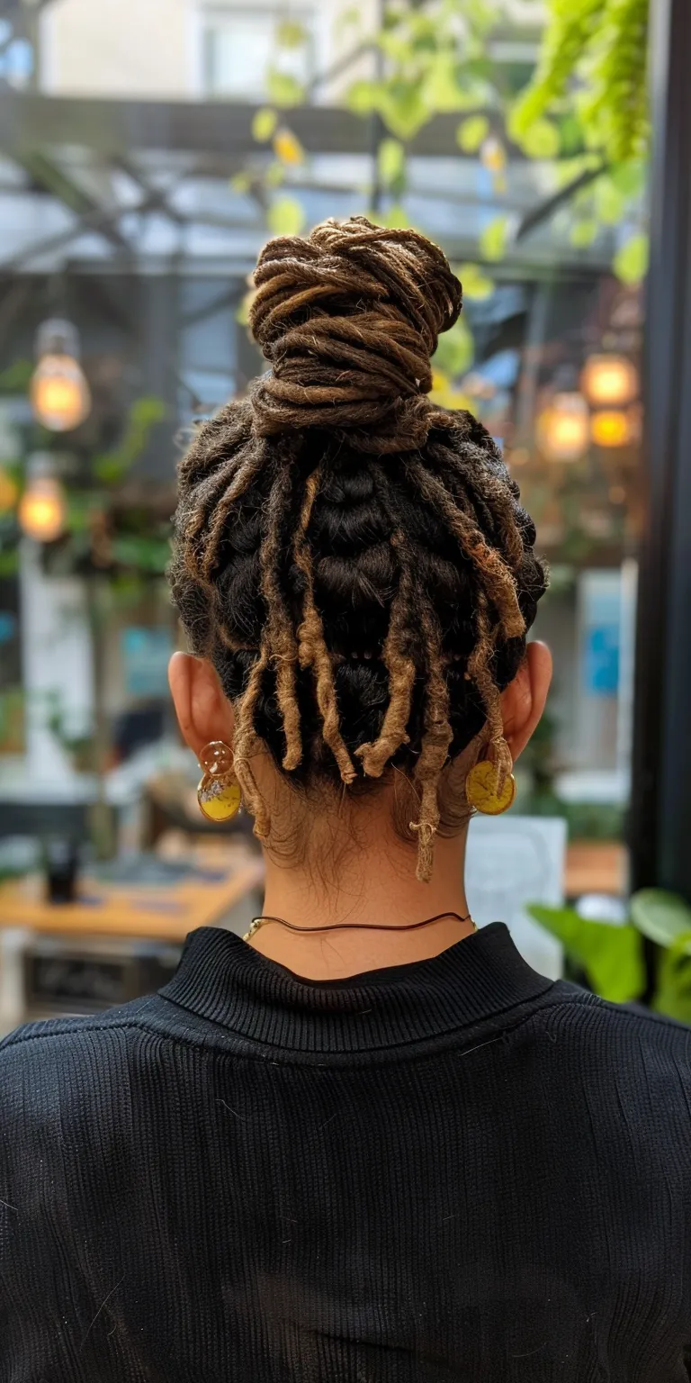 dreadlocks styles French twist, Stacked bob, Hair twists, Dreadlocks, Digital perm