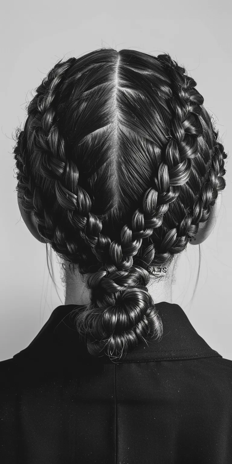 short braided hairstyles French braid, Waterfall braids, Braid, Milkmaid Boho braids