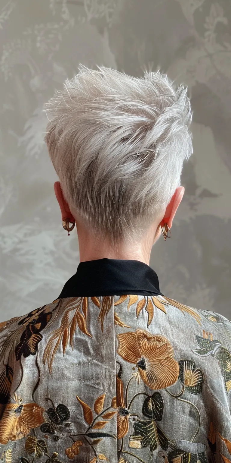 pixie haircuts Asymmetric cut, Pompadour, Butterfly haircut, Feathered hair, Short brush cut