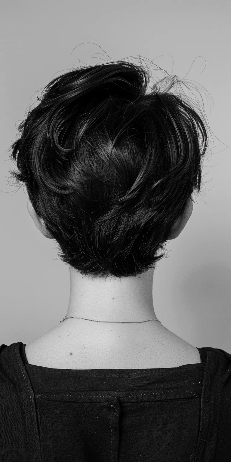 new hairstyles female Asymmetric cut, Chignon, Updo, Japanese women's hairstyles, French twist