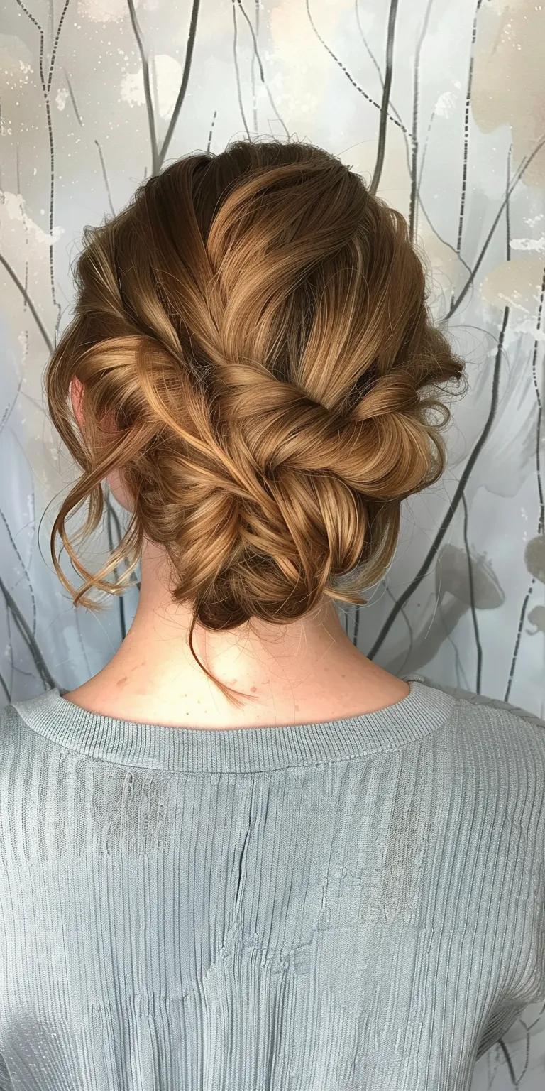 cute and easy hairstyles Updo, French twist, Milkmaid braid, Waterfall braids, braid