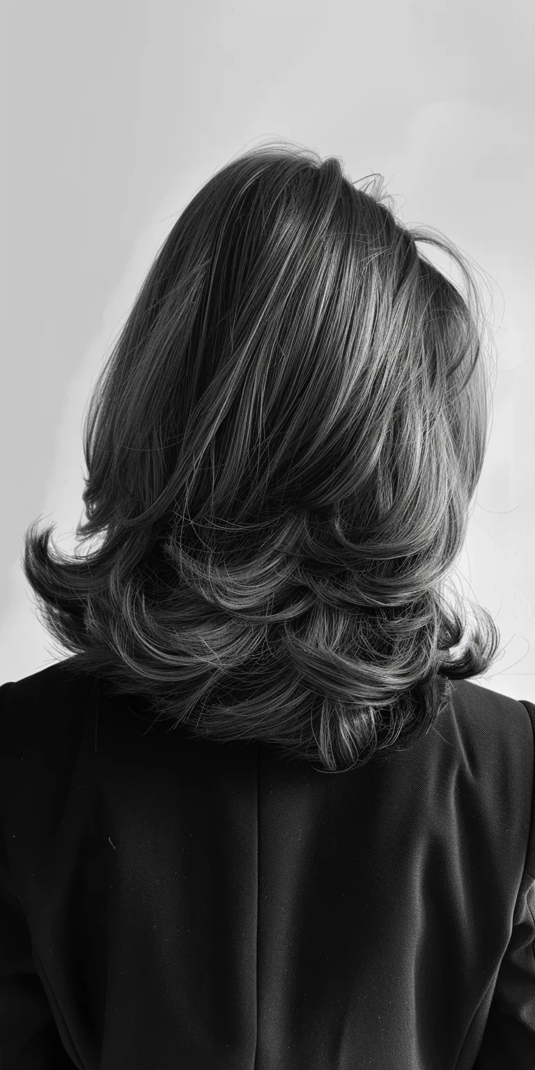 layered haircuts Asymmetric cut, Bob Layered hair, Digital perm, Short brush cut