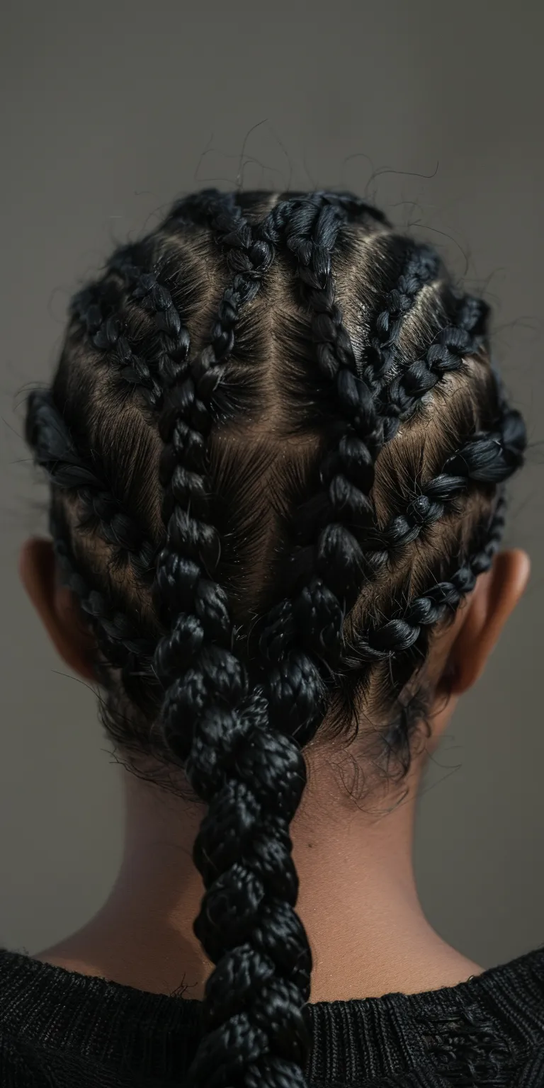 small knotless braids Waterfall braids, Hair twists, Cornrows, French twist, braid