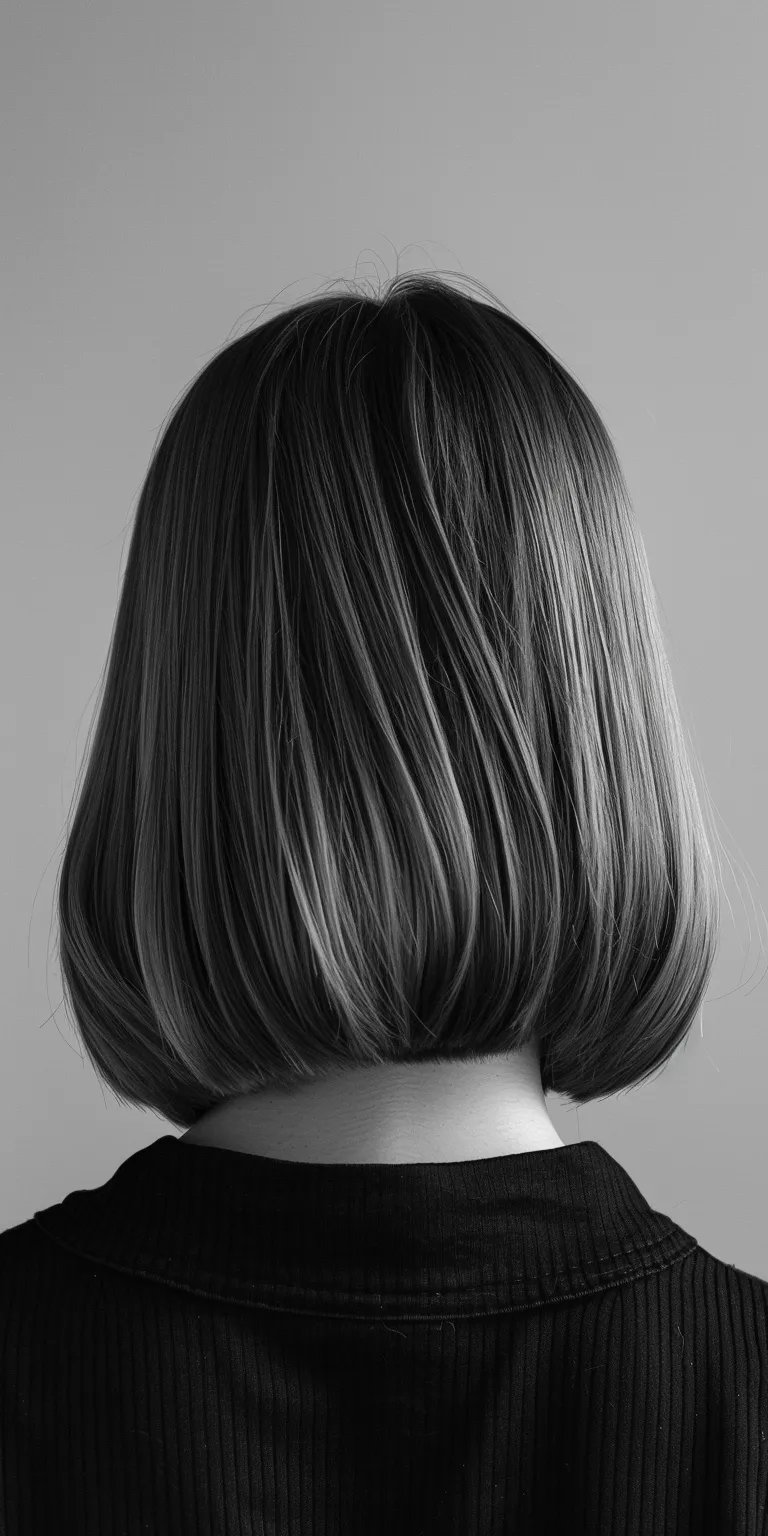 haircuts for straight hair Asymmetric cut, Bob Finger wave, Short brush Butterfly haircut