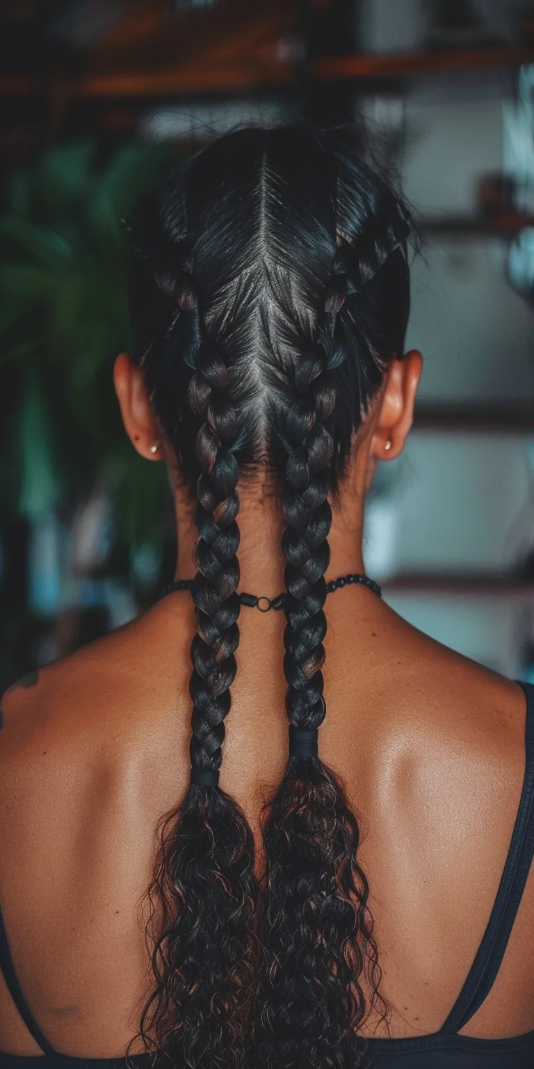 invisible braids Waterfall braids, Hair twists, Boho Braid, French braid