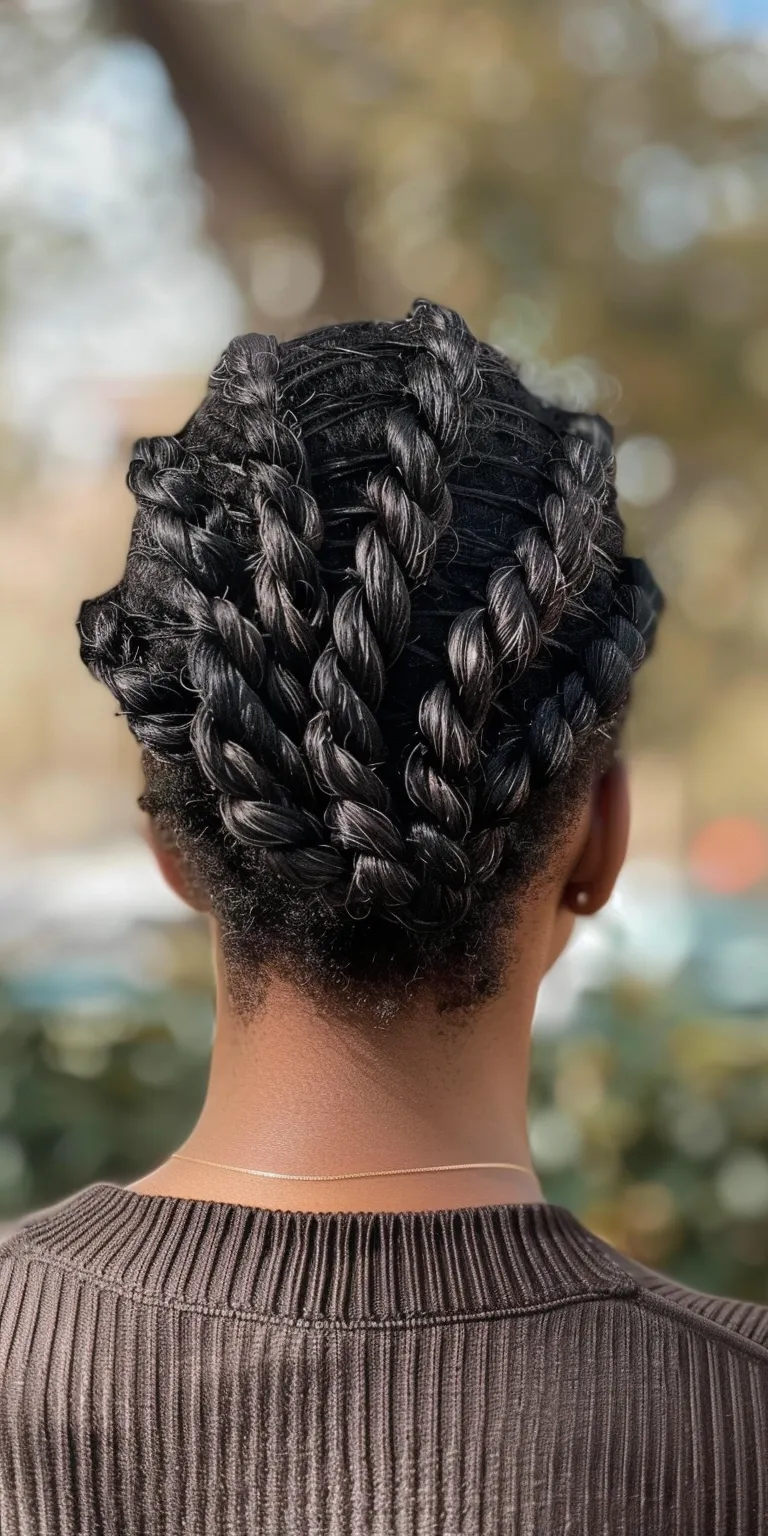 loc and twist gel Waterfall braids, French twist, Hair twists, Digital perm, Crochet braids