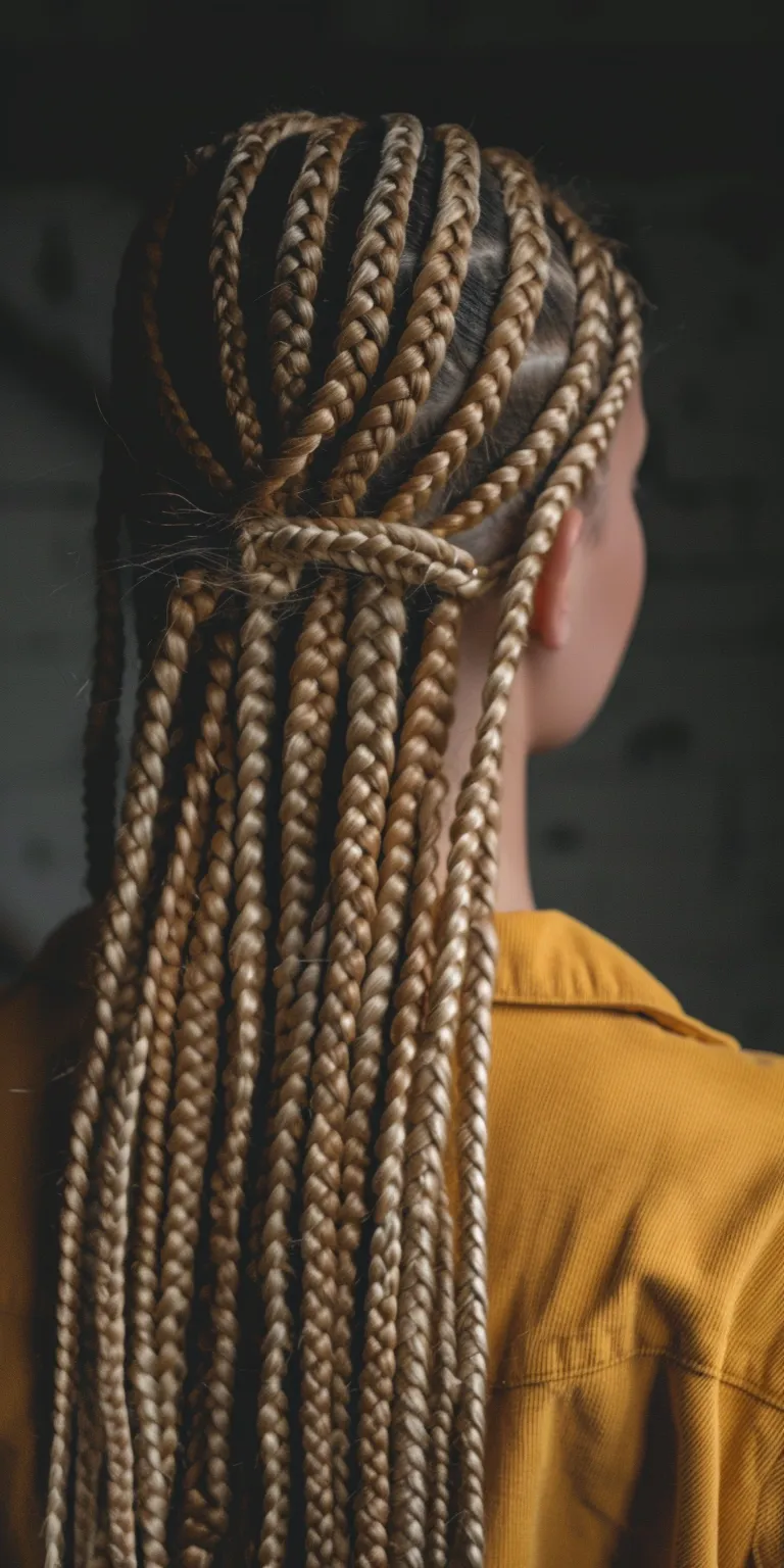 blonde box braids Cornrows, Hair twists, crimping, Crochet braids, Dreadlocks