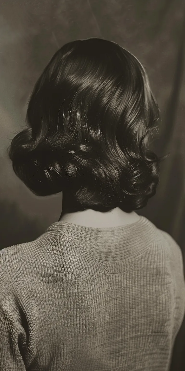 70s hairstyles Finger wave, Chignon, Updo, Bouffant, Milkmaid braid