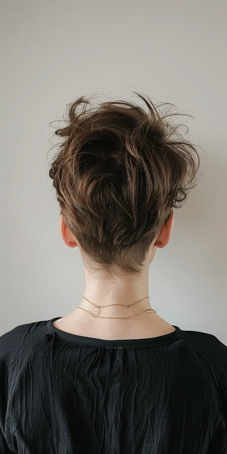 haircuts for receding hairline Asymmetric cut, Chignon, Updo, Ballerina bun, French twist