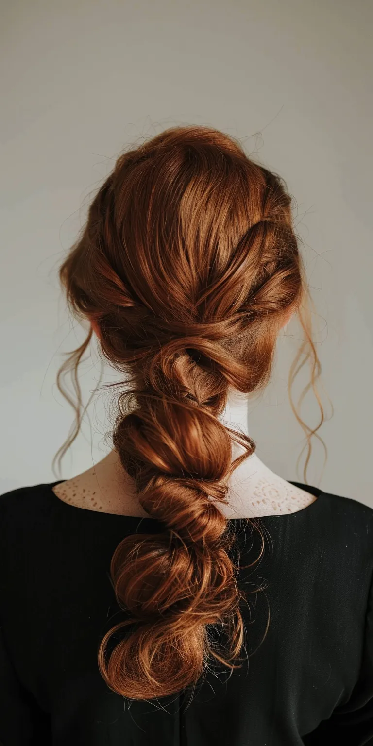 graduation hairstyles Updo, Milkmaid braid, French twist, Chignon, braid