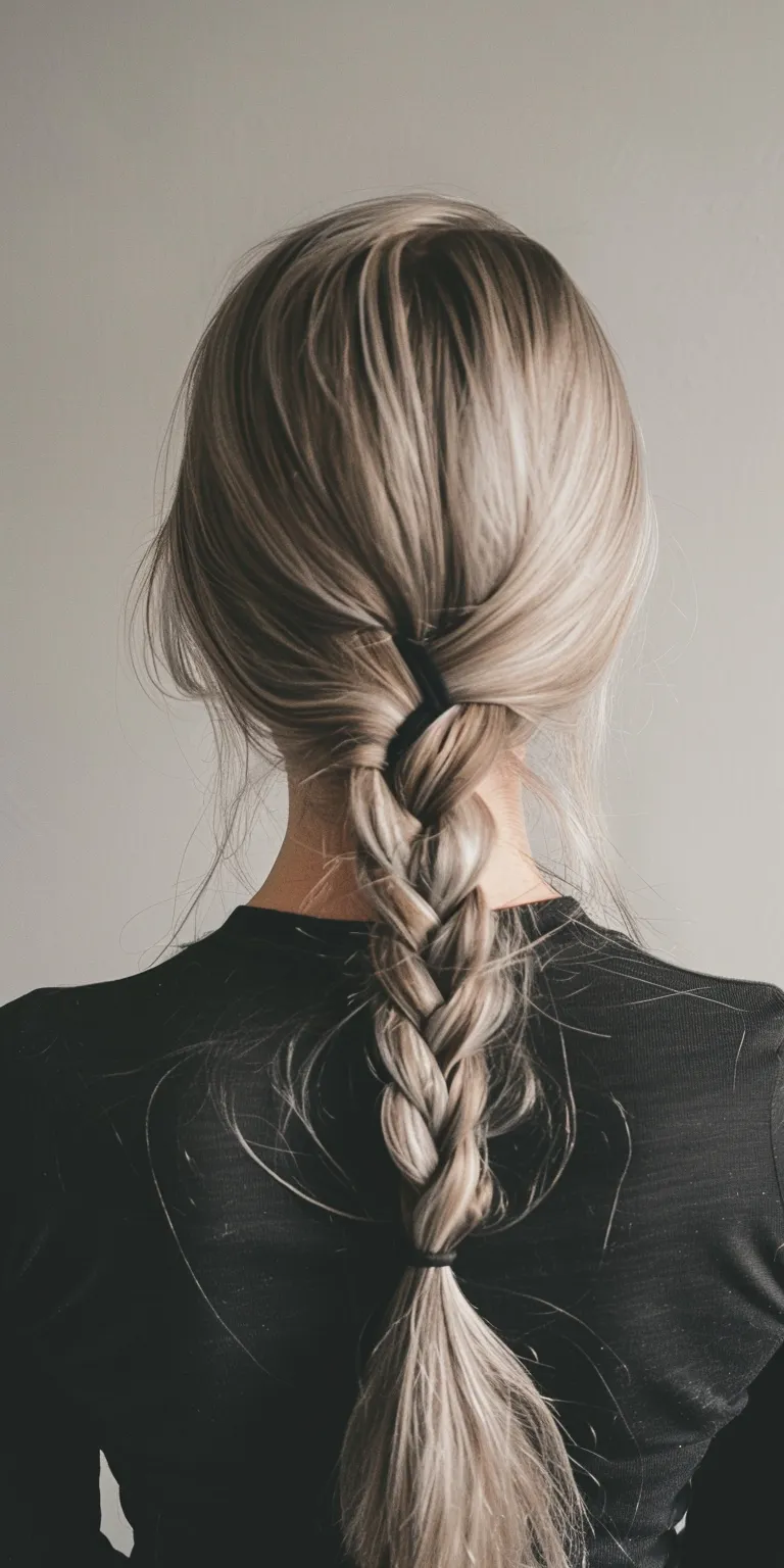 long hairstyles for women over 60 Braid, French braid, Waterfall braids, twist, Boho braids