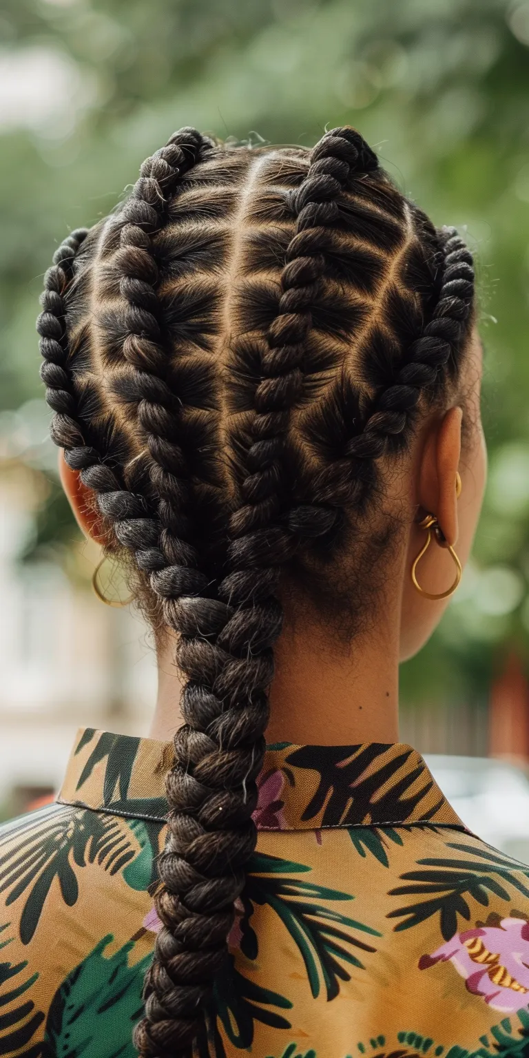 cornrow hairstyles for women Hair twists, Boho braids, Waterfall French twist, Cornrows