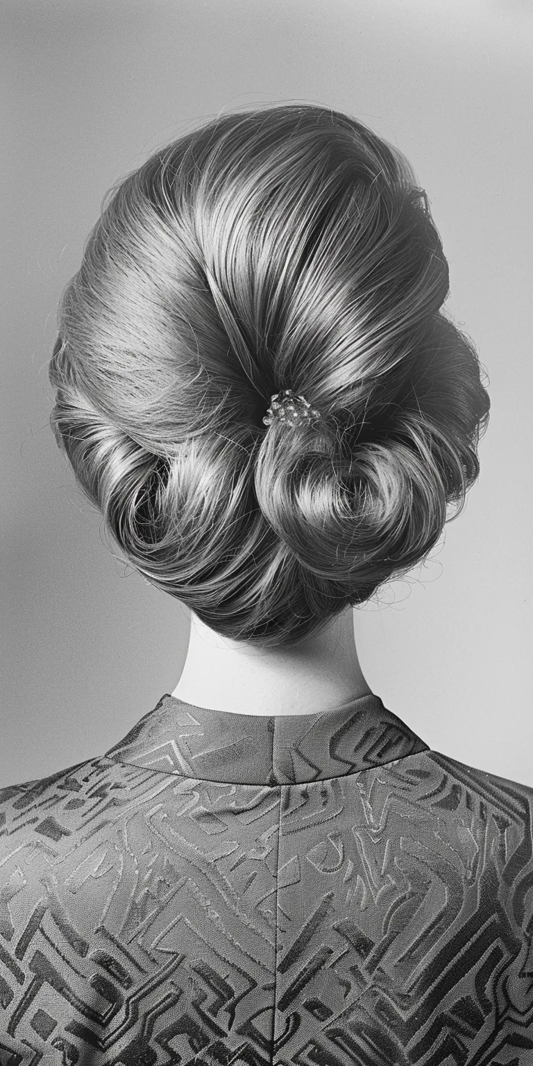 jane fonda hairstyles Chignon, Updo, Ballerina bun, French twist, Japanese women's