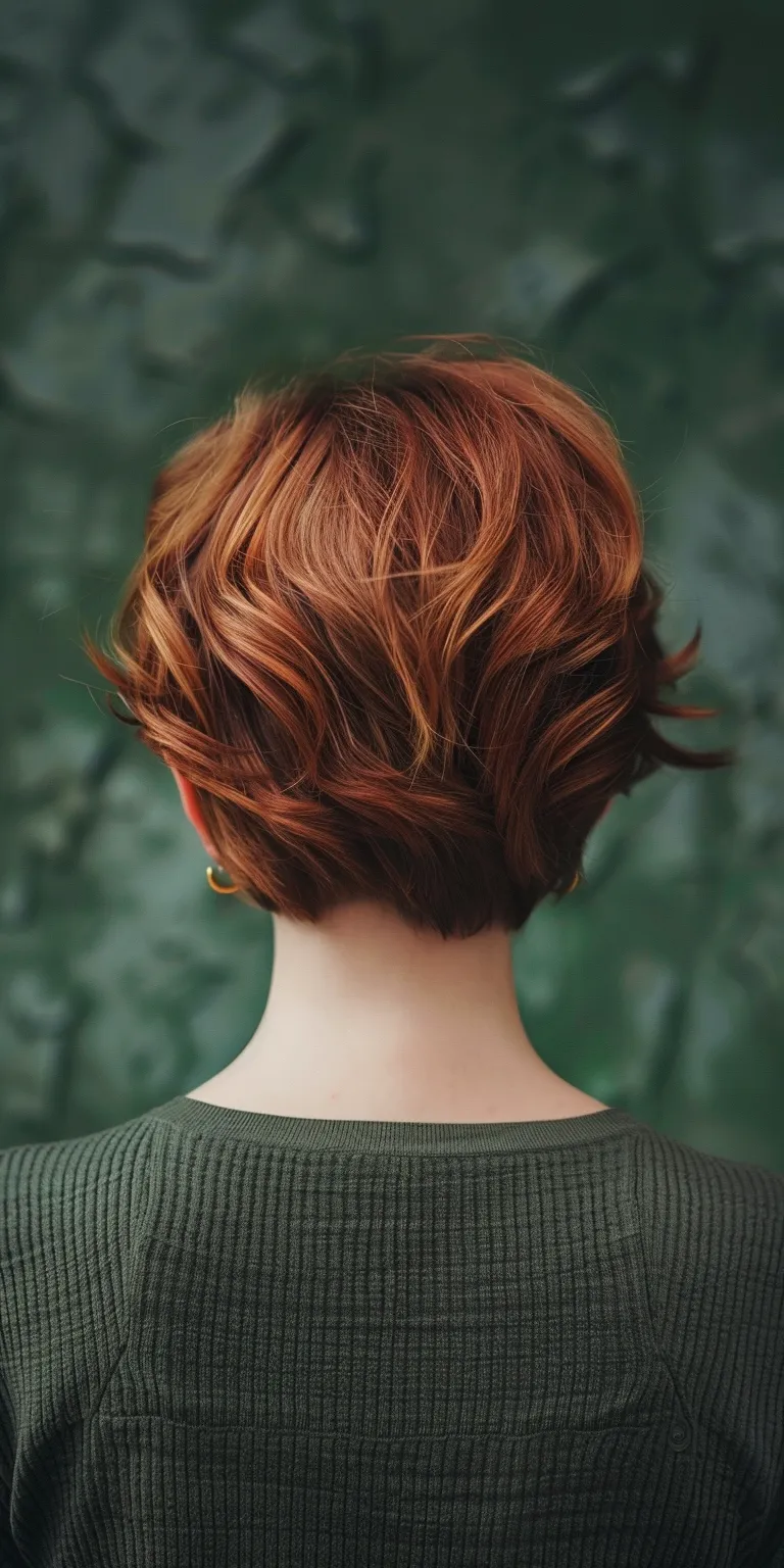 hairstyles for short hair Asymmetric cut, Pixie Short brush Updo, Chignon