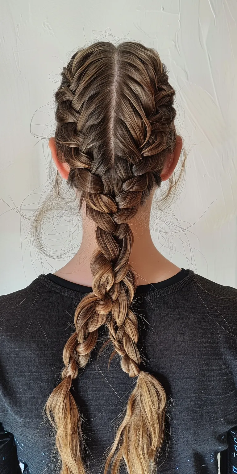 braid hairstyles for women Waterfall braids, French braid, Braid, twist, Boho braids