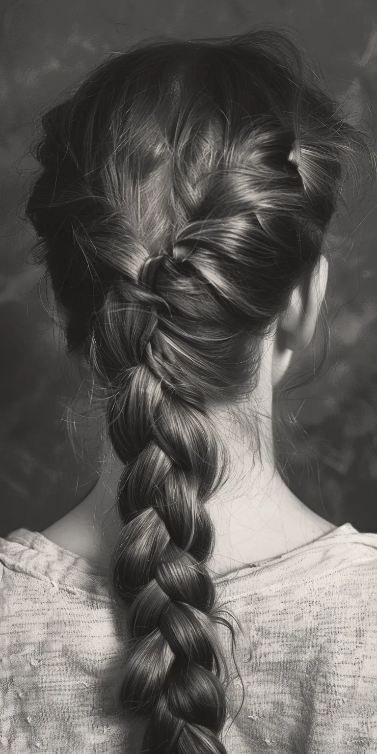 side braid French braid, Milkmaid Braid, Chignon, Updo