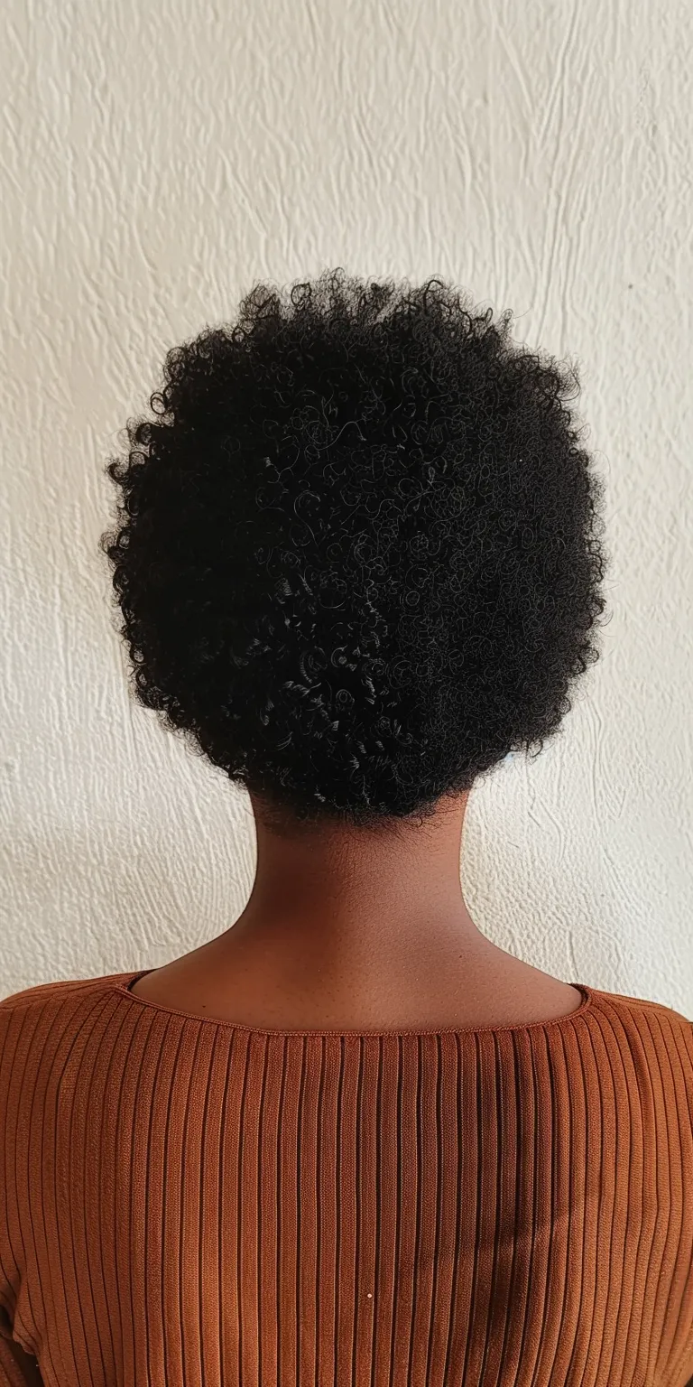 protective hairstyles for natural hair Digital perm, Afro puffs, Short brush cut, Kinky hair, Asymmetric cut