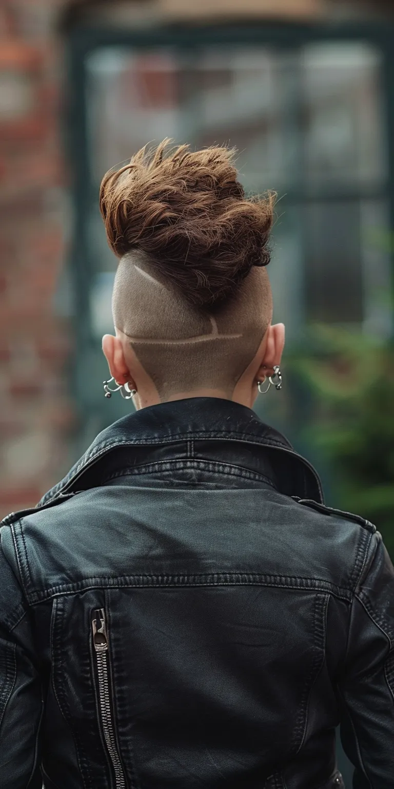 mohawk styles Mohawk, Pompadour, Tonsure, Asymmetric cut, Hi-top fade