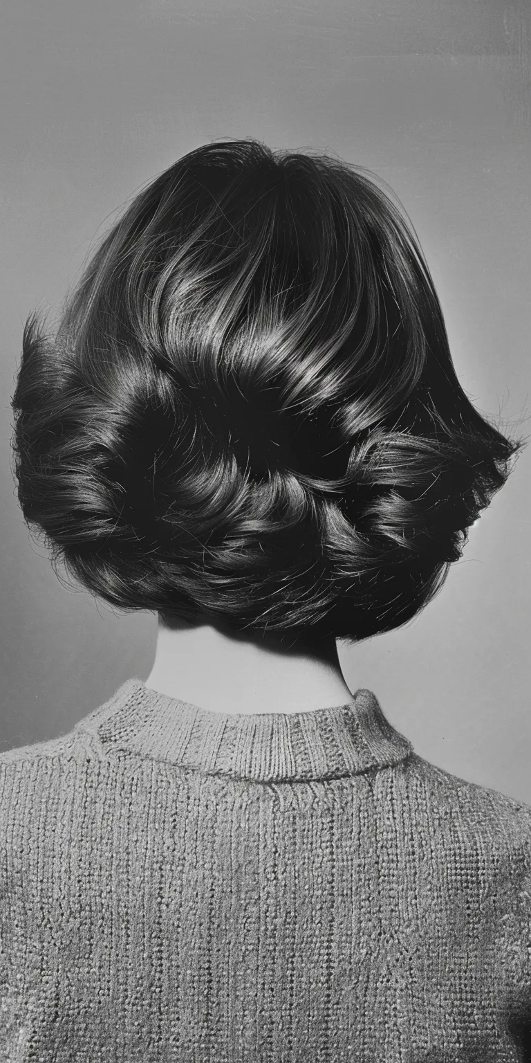 1960s hairstyles Chignon, Finger wave, Updo, Milkmaid braid, Bouffant