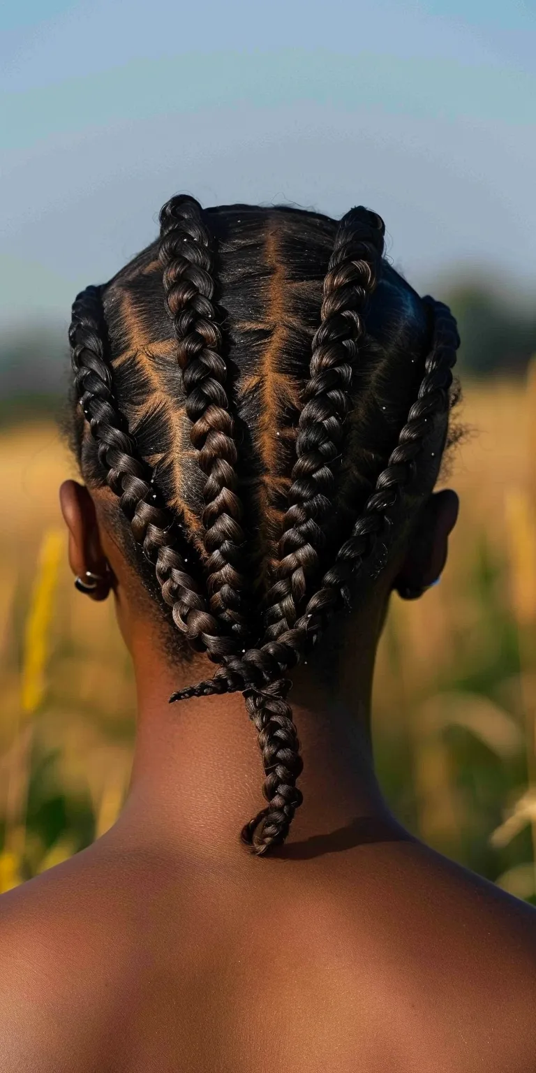 cornrow hairstyles Cornrows, Hair twists, Boho braids, Waterfall Braid