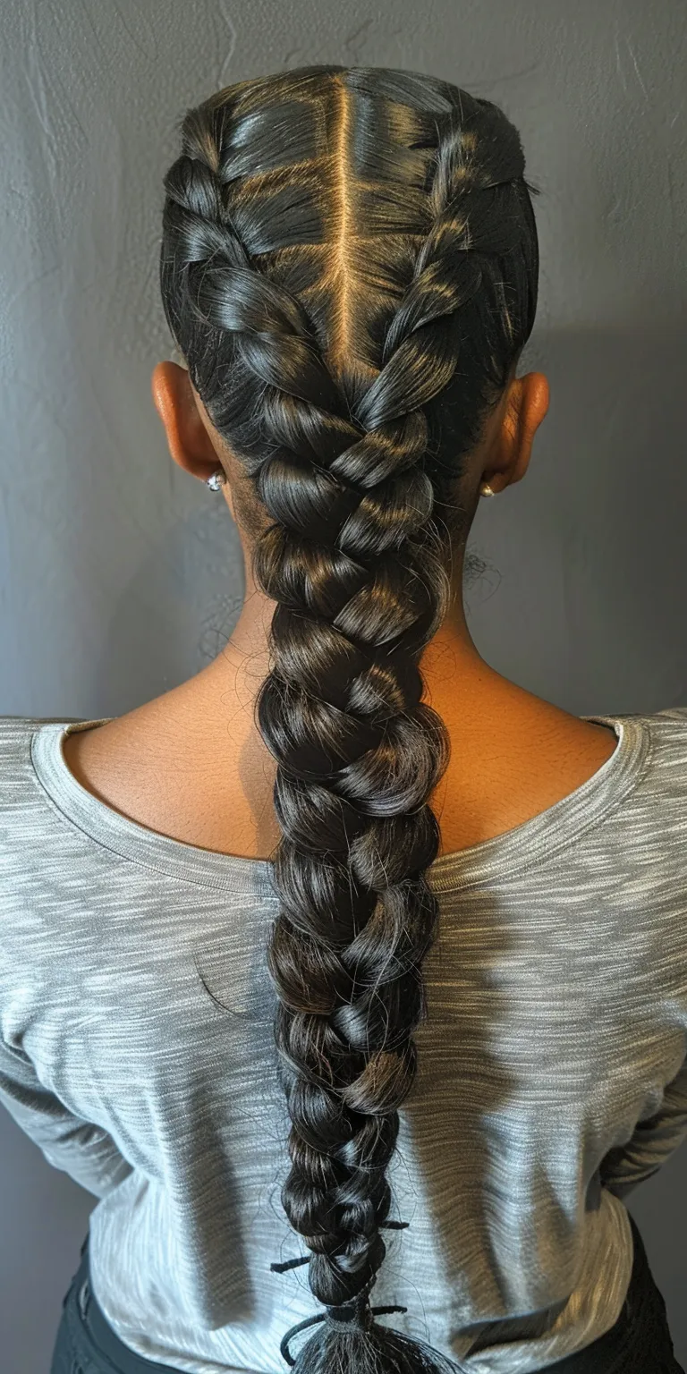 latest hair styles for ladies Waterfall braids, French braid, twist, Braid, Boho braids