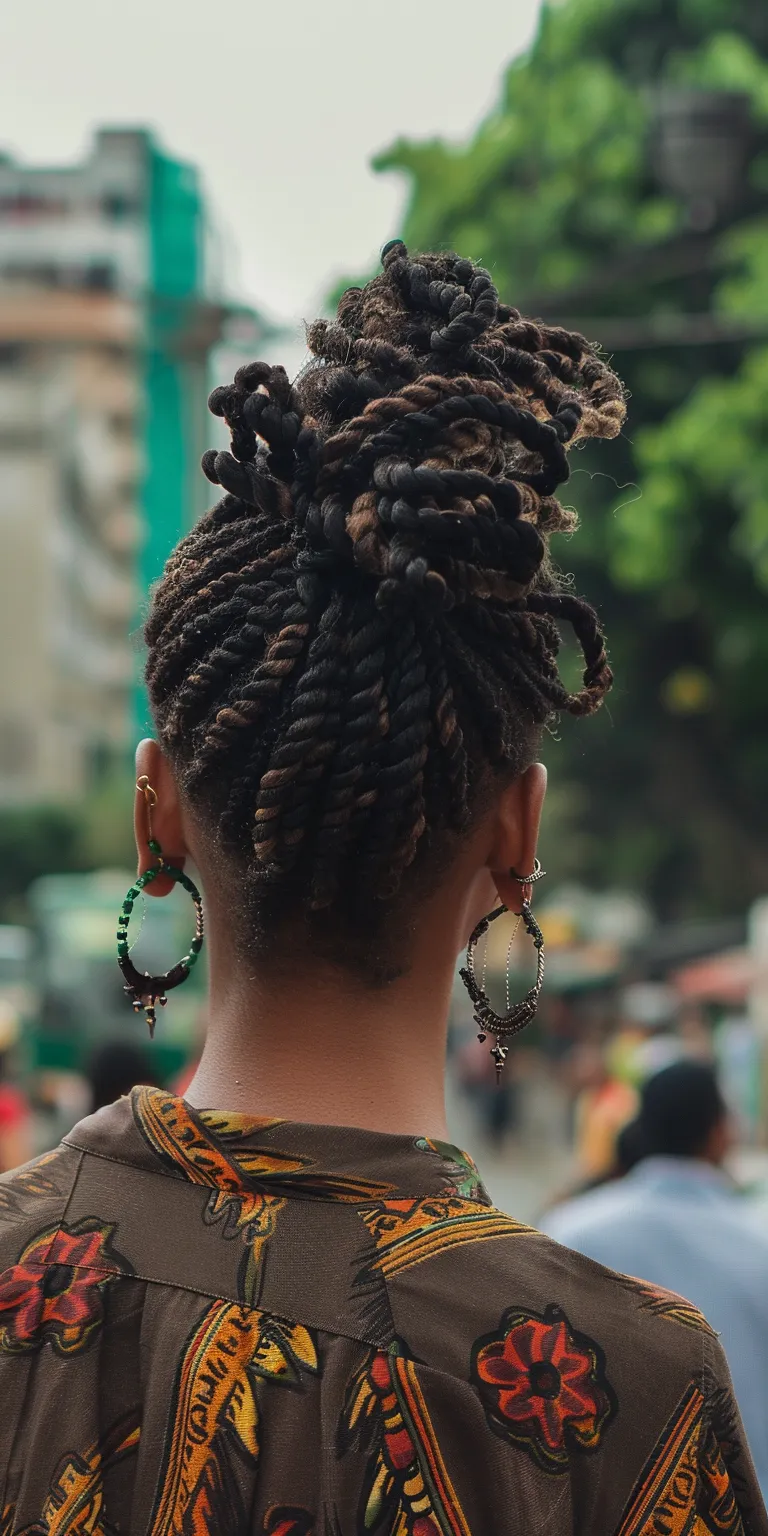 locs hairstyle Hair twists, Boho braids, Dreadlocks, Crochet Cornrows