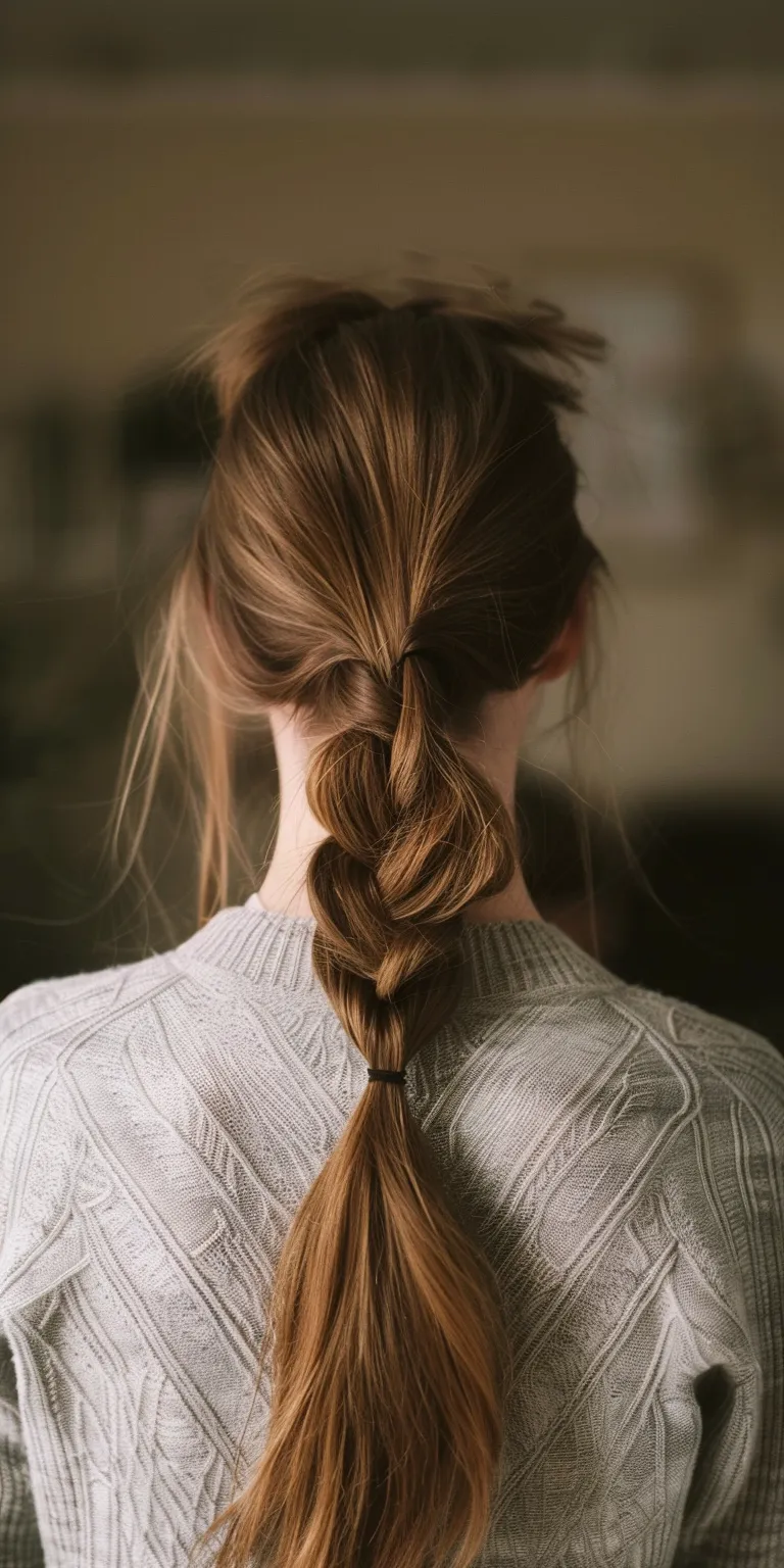 easy ponytail hairstyles Braid, French braid, Milkmaid Boho braids, Waterfall braids