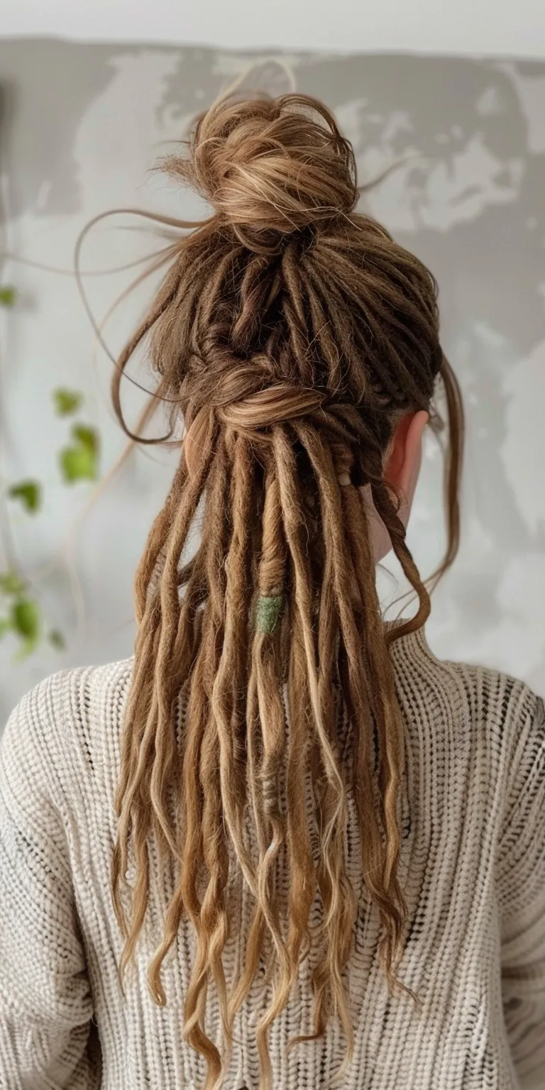 dreads hairstyles for ladies Dreadlocks, Hair twists, Boho braids, Waterfall Layered hair