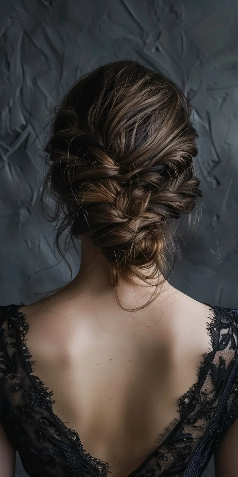 types of hair styles French braid, Waterfall braids, Updo, Chignon, Milkmaid braid