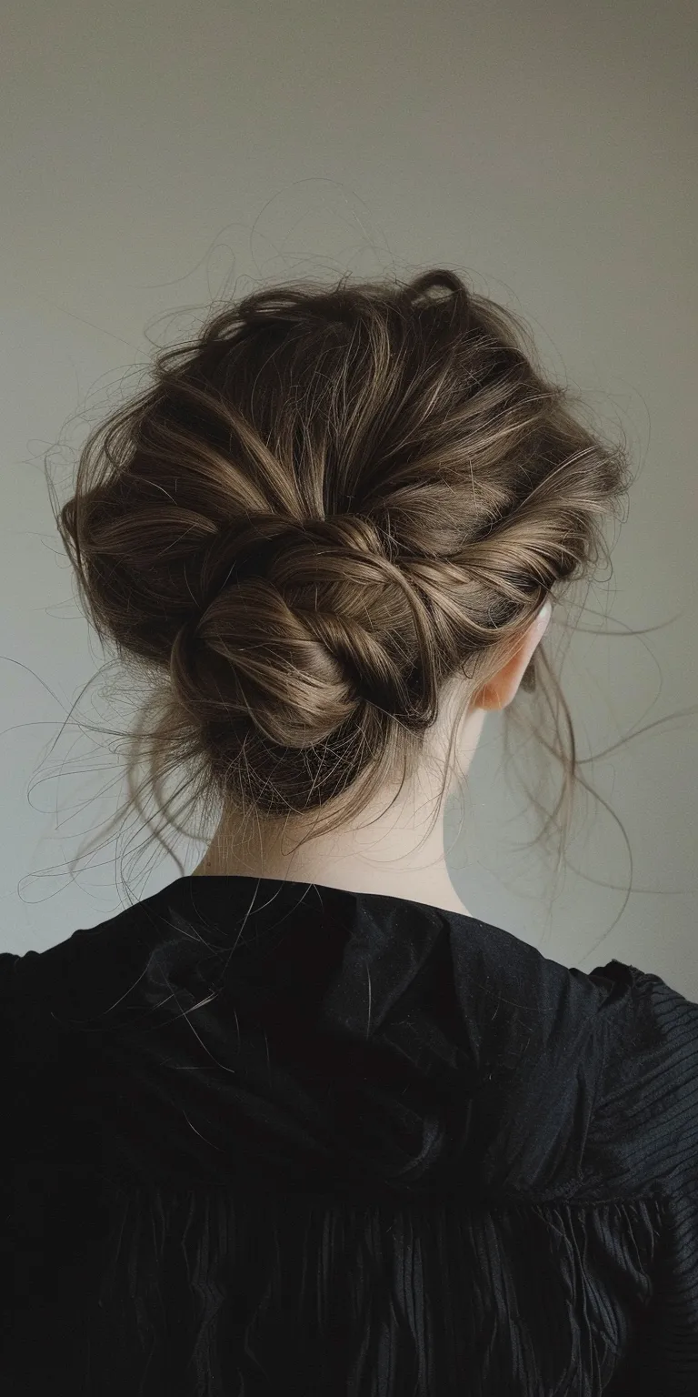 hair up hairstyles Chignon, Updo, French twist, Milkmaid braid, Ballerina bun