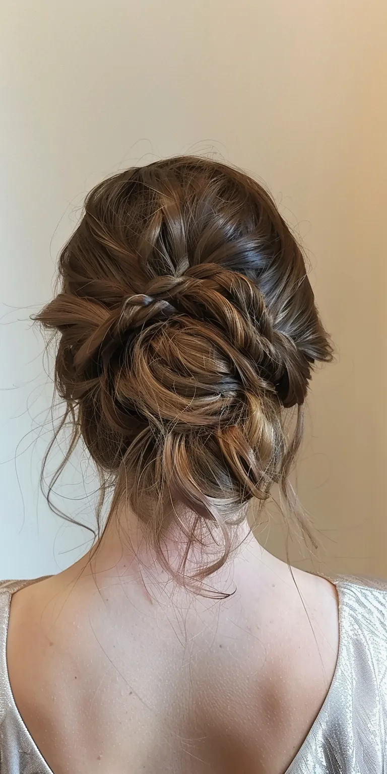 up do hair styles Updo, French twist, Ballerina bun, Milkmaid braid, Chignon