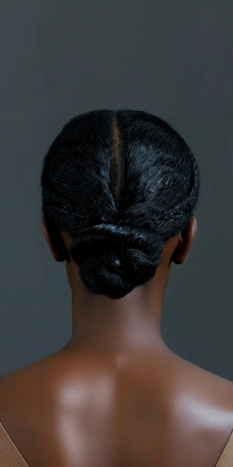 black people hairstyles Chignon, French twist, Finger wave, Updo, Asymmetric cut