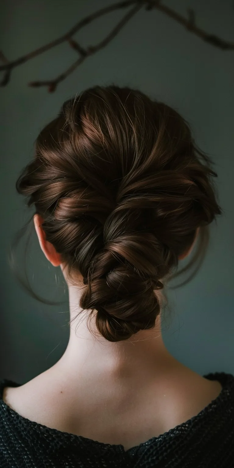 hairstyles for Updo, Chignon, French twist, Milkmaid braid, braid