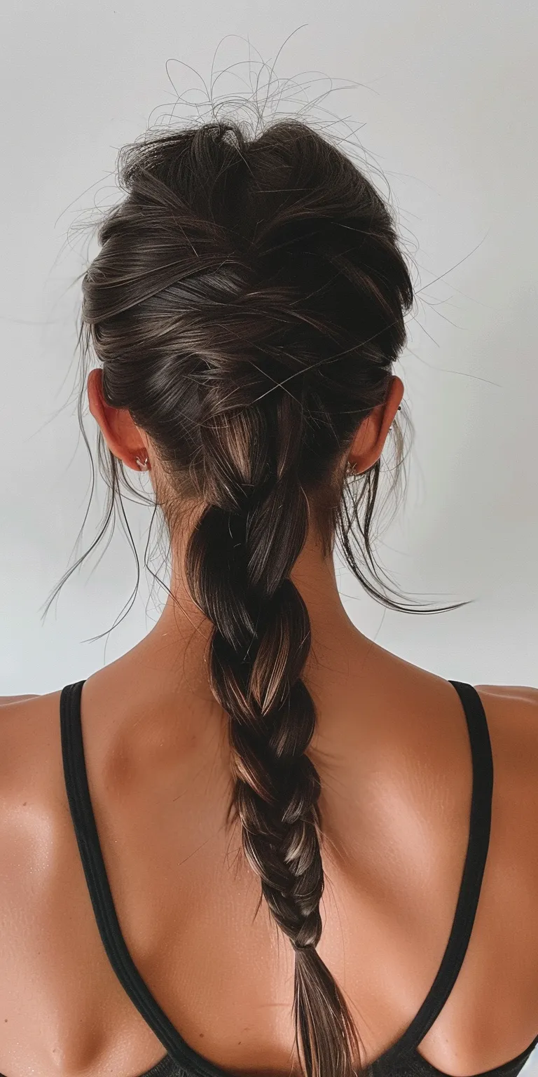 workout hairstyles Waterfall braids, Braid, French braid, Boho Hair twists