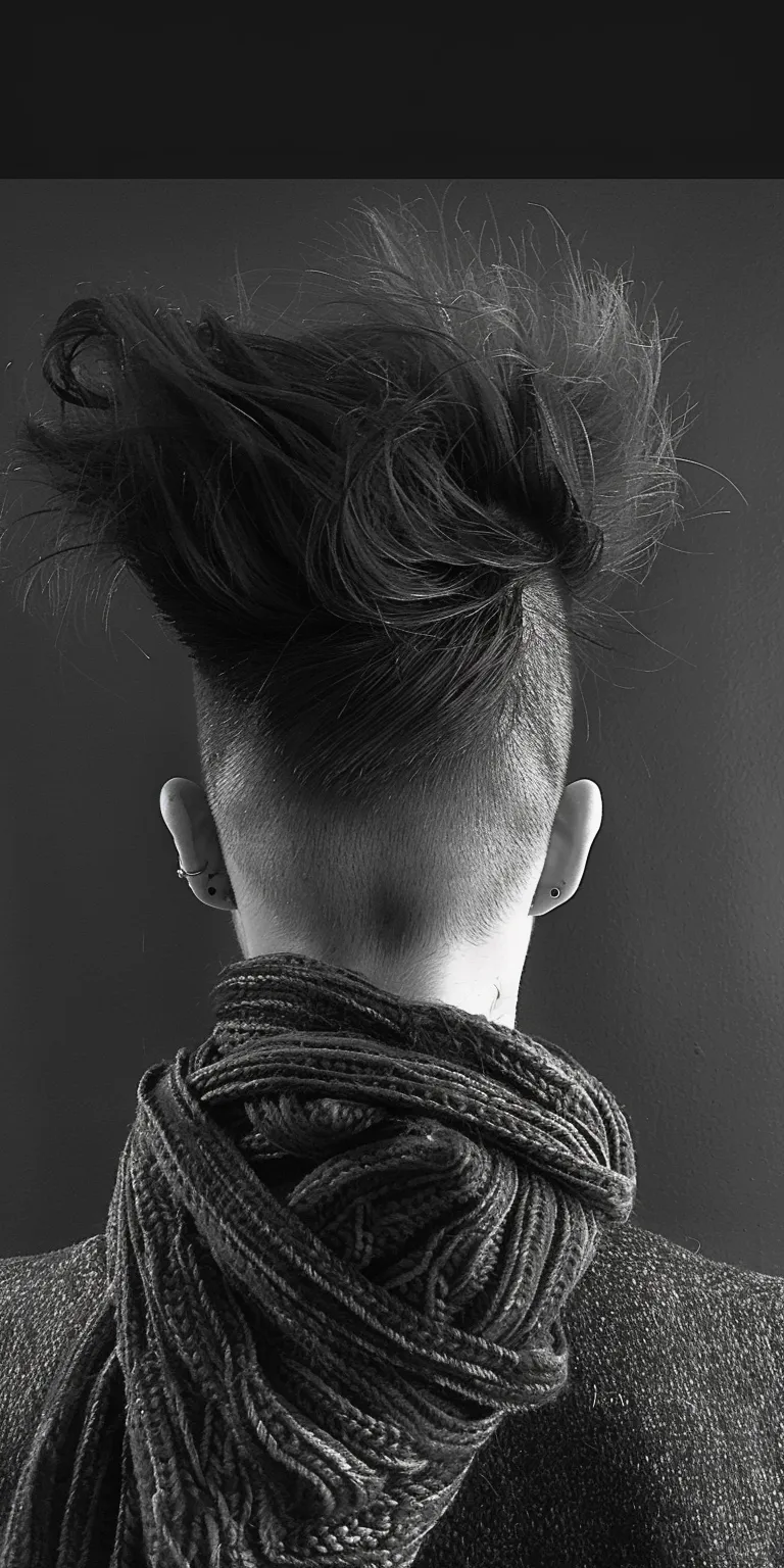 mohawk styles Pompadour, Mohawk, Asymmetric cut, Short back and sides, Tonsure