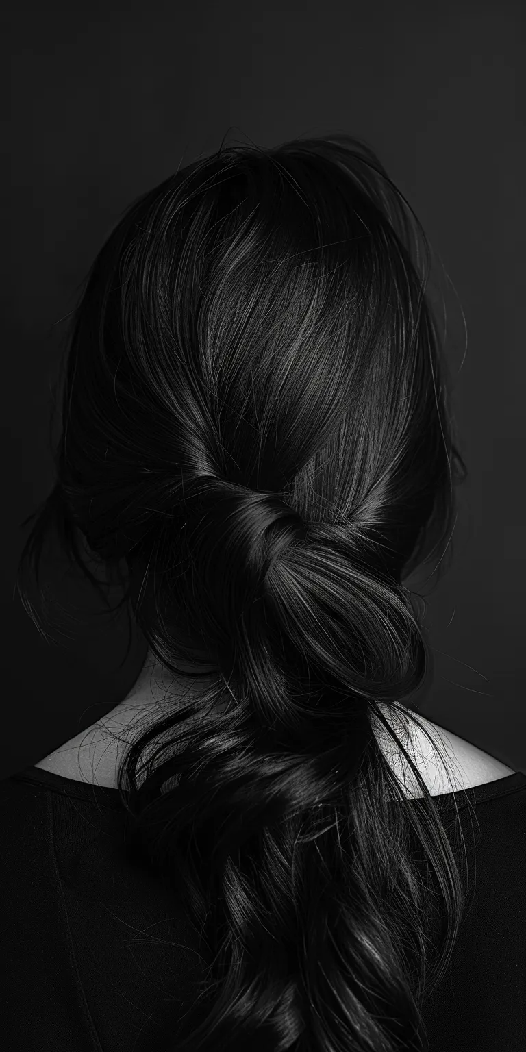 womens hair styles Chignon, Updo, French twist, Layered hair, braid