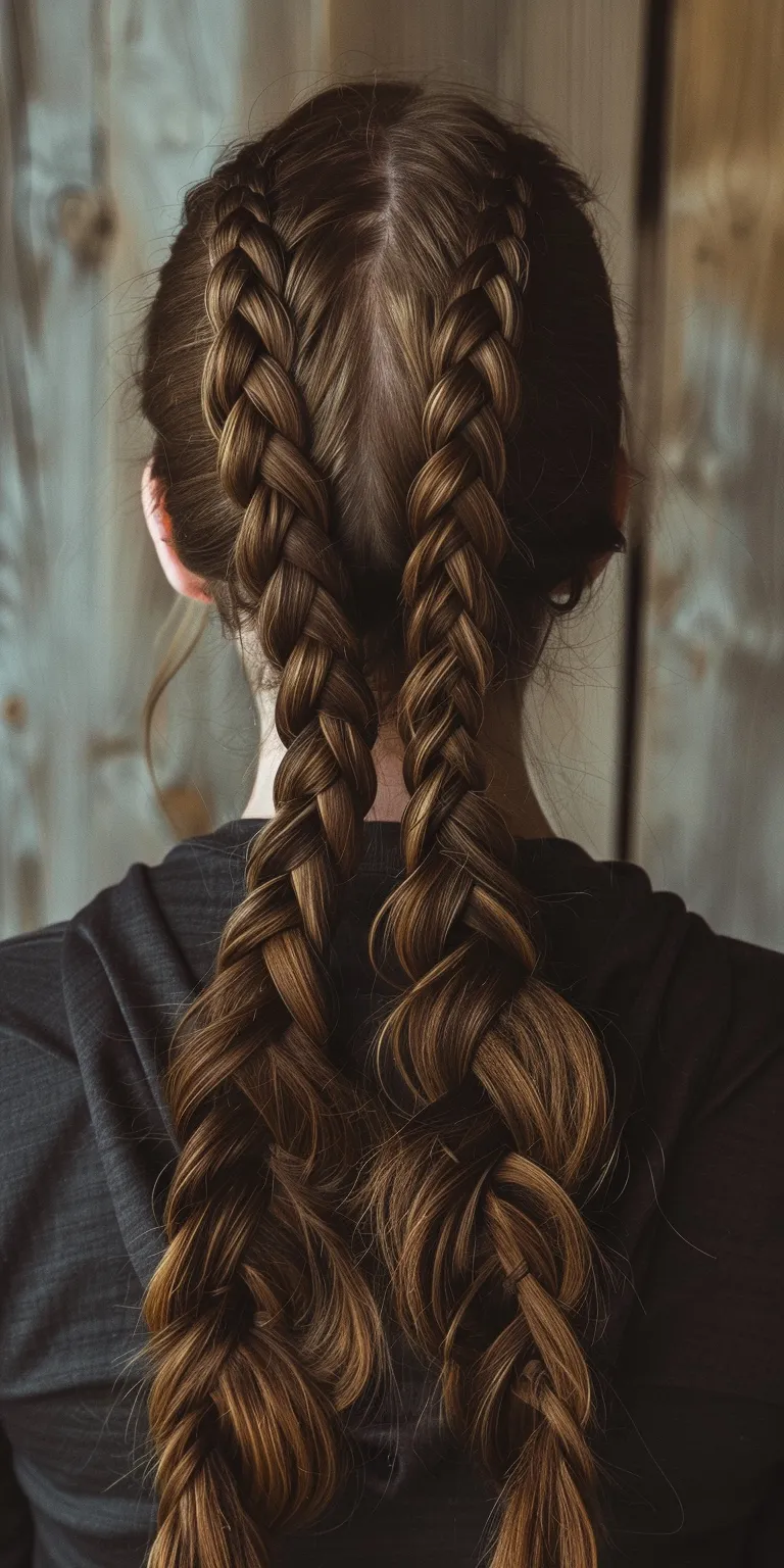 knotless bohemian braids Braid, Waterfall braids, French braid, Boho Hair twists