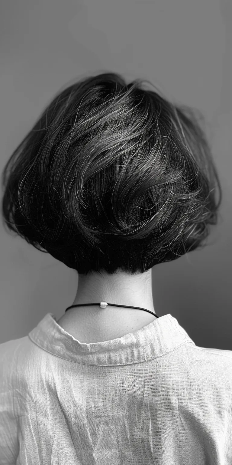 haircuts for short hair Chignon, Asymmetric cut, Bouffant, Japanese women's hairstyles, Updo