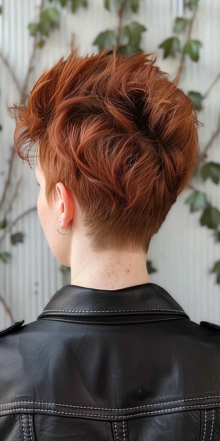 medium short haircuts for women Asymmetric cut, Updo, Pompadour, French twist, Chignon