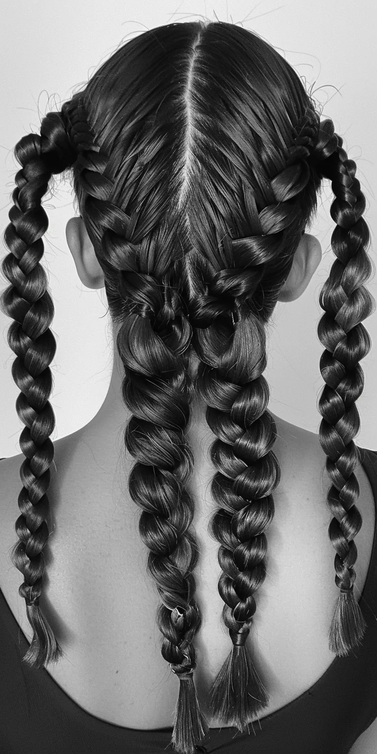 knotless braid hairstyles Waterfall braids, French braid, Hair twists, Boho Braid