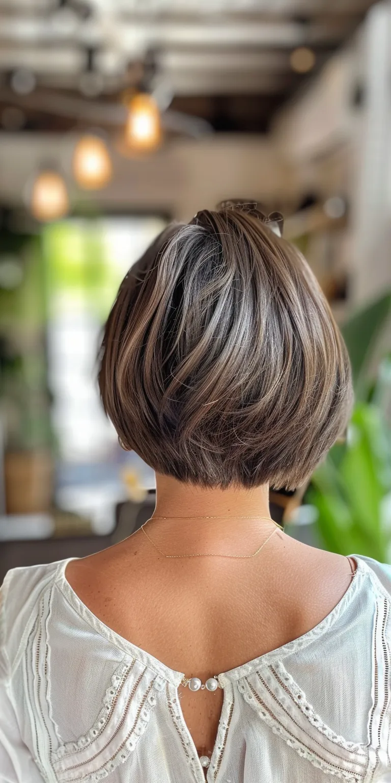 short bobs Asymmetric cut, Short brush Professional Bob Pixie cut