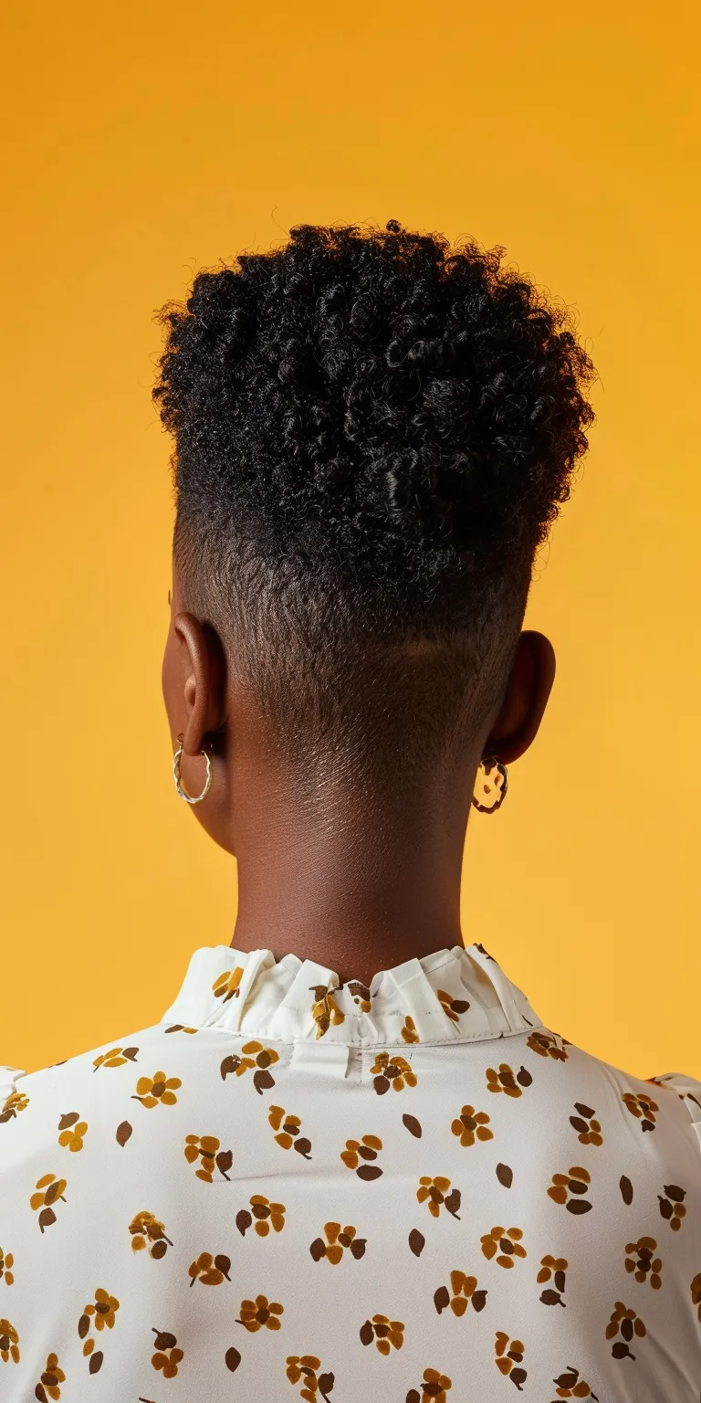 cute short hairstyles Pompadour, Asymmetric cut, Mohawk, Hi-top fade, Kinky hair