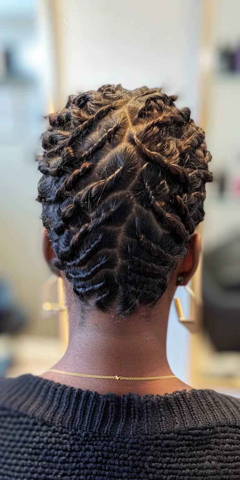 short weave hairstyles Waterfall braids, Hair twists, French twist, Crochet Finger wave