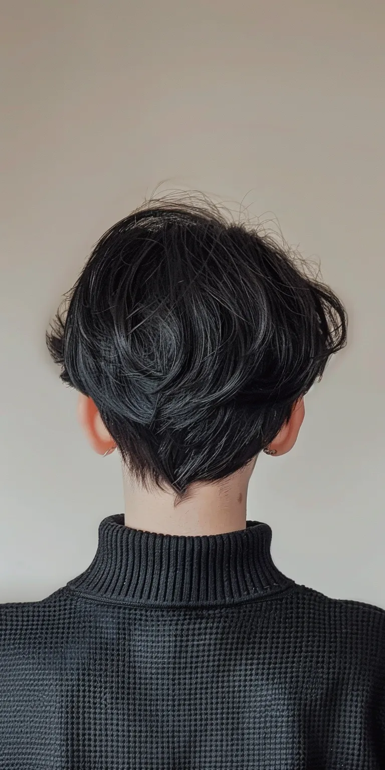 alt hairstyles Updo, Asymmetric cut, French twist, Japanese women's hairstyles, Chignon