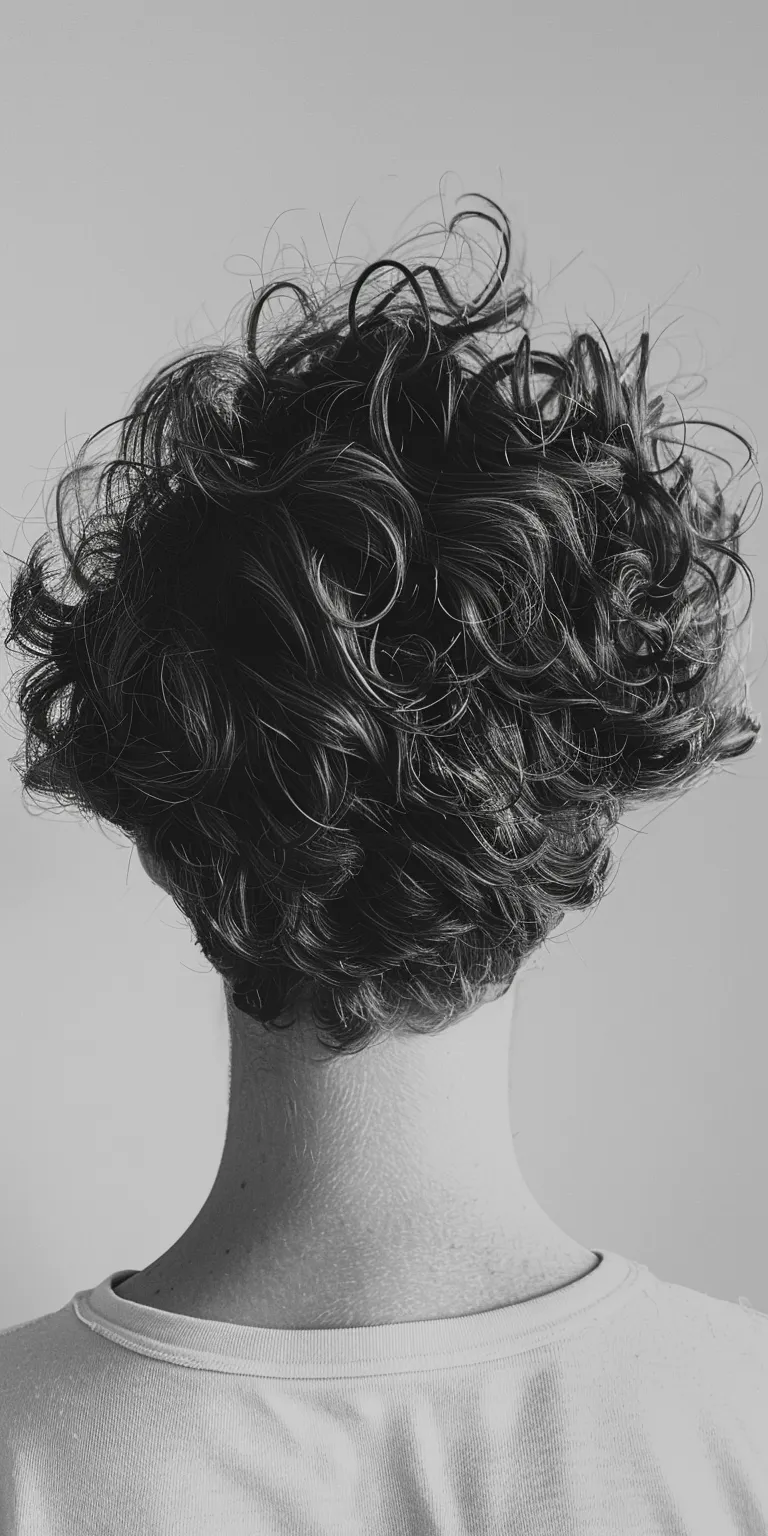 haircuts for curly hair Digital perm, Ringlets, Asymmetric cut, Curly hair, Finger wave