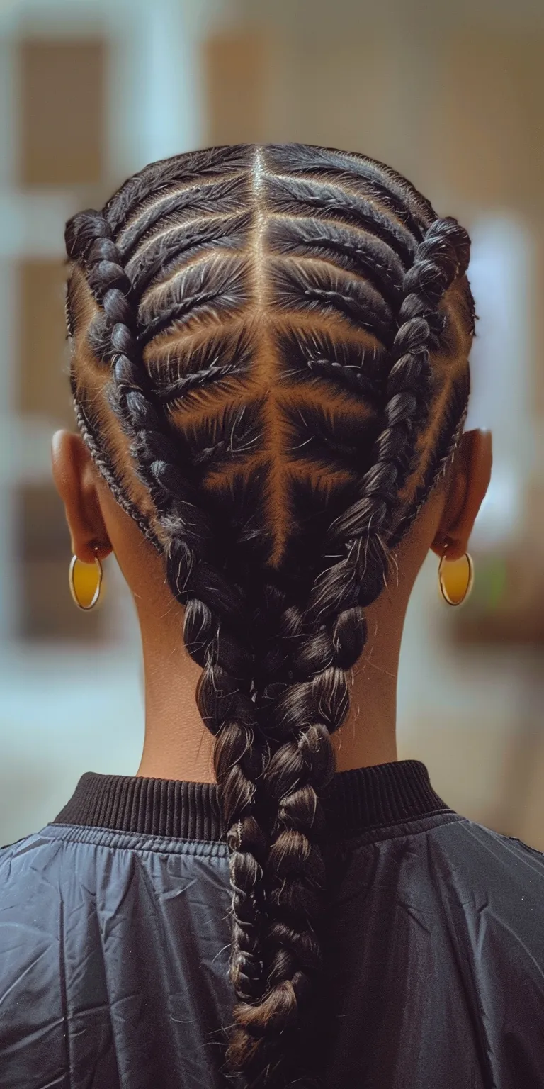 cornrow hairstyles Waterfall braids, Cornrows, Hair twists, French twist, Boho braids