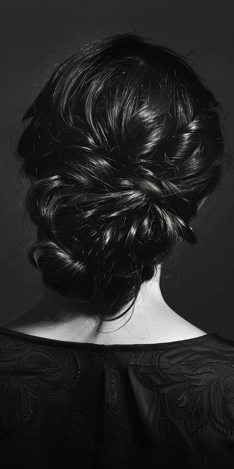 hair style woman Chignon, Updo, French twist, Milkmaid braid, braid