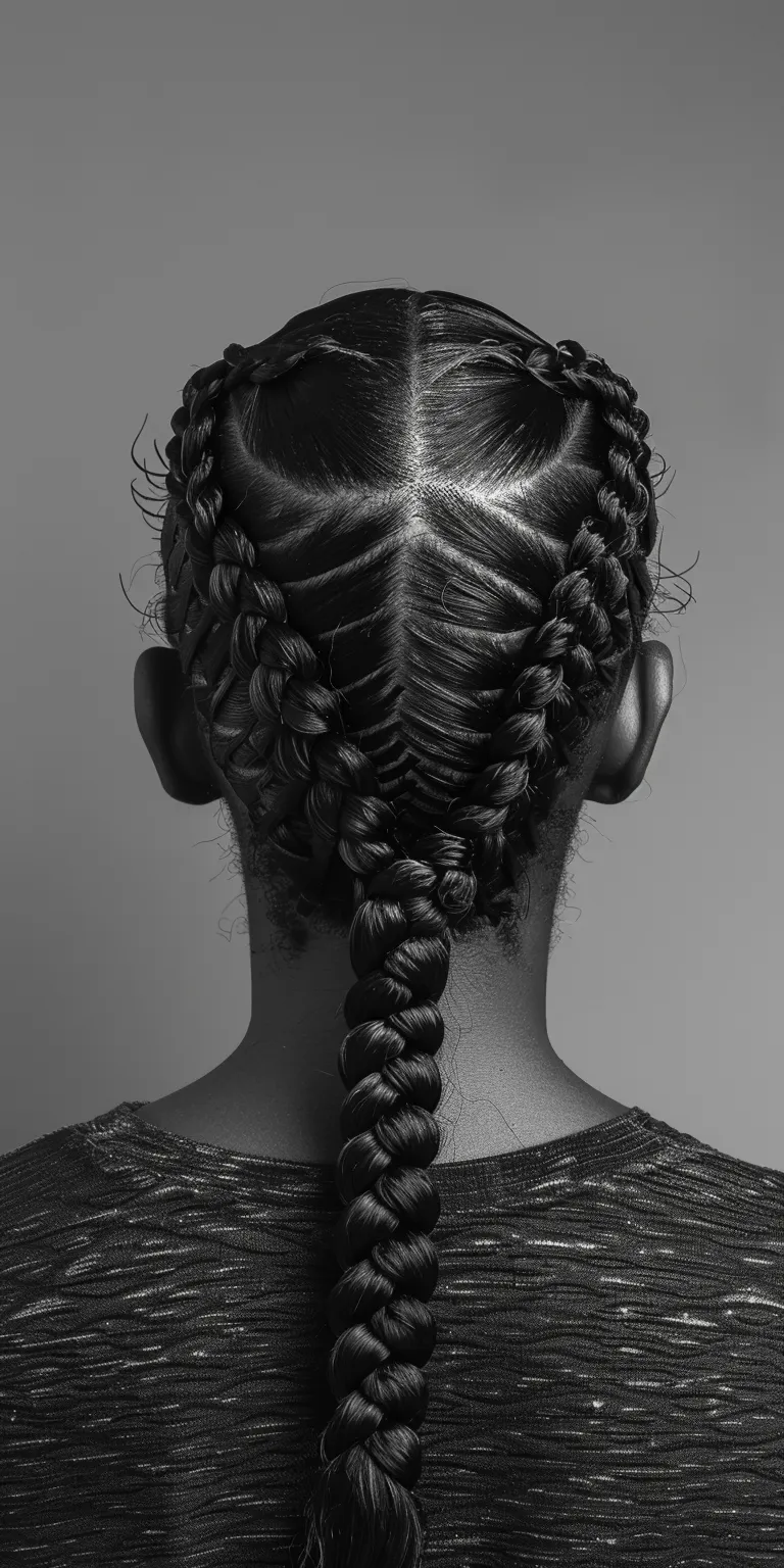 senegalese braids French braid, Waterfall braids, twist, Braid, Cornrows