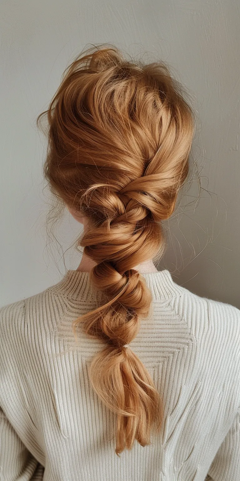 barbie hair styles French braid, Braid, Waterfall braids, Updo, Chignon