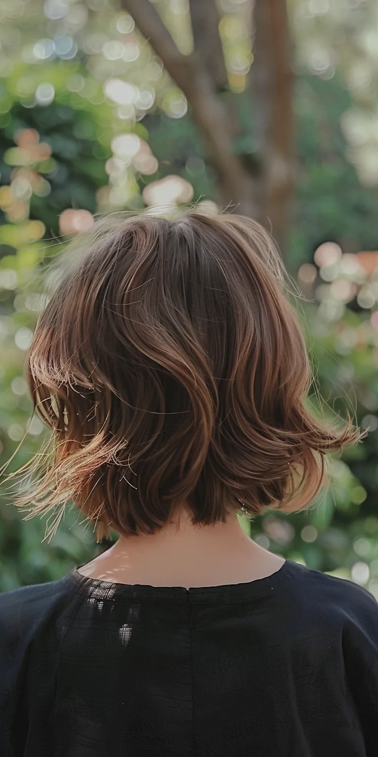 cute haircuts Layered hair, Asymmetric cut, Butterfly haircut, Bob Ringlets